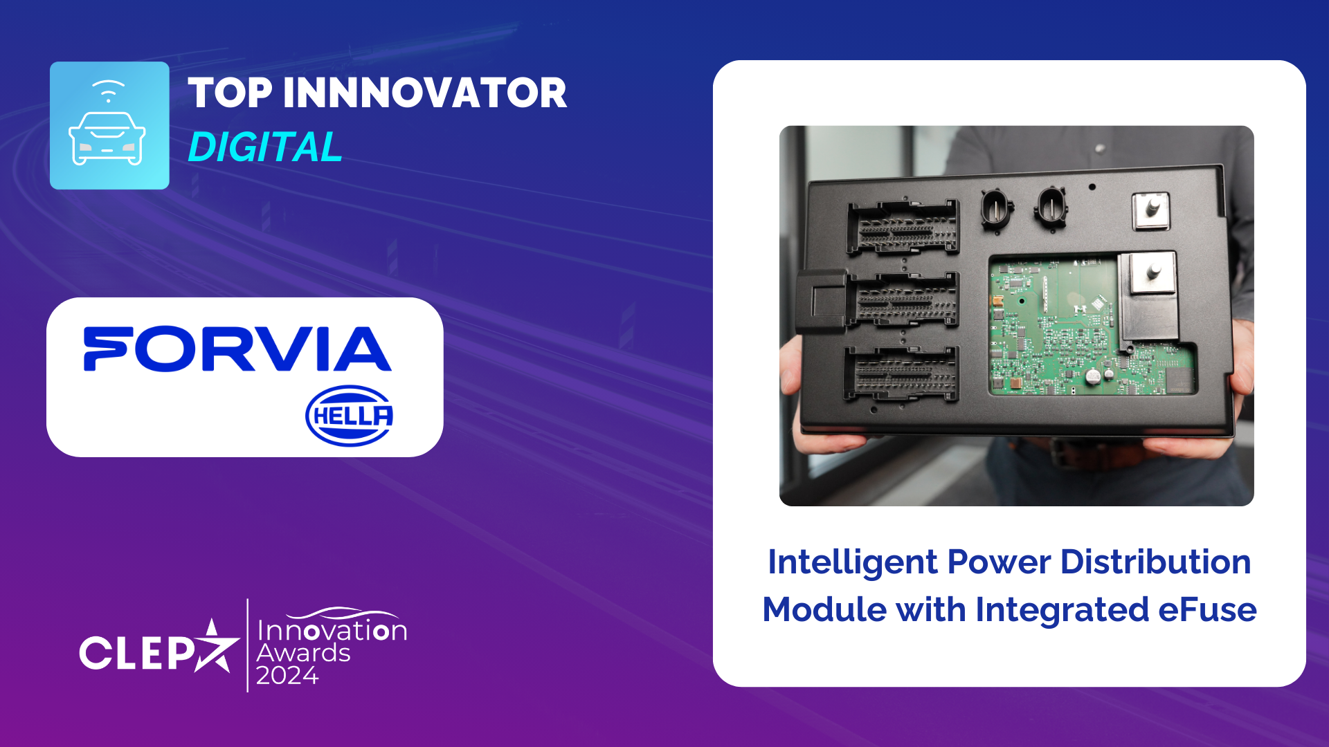 Intelligent Power Distribution Module (IPDM) with Integrated Electronic Fuse (eFuse)